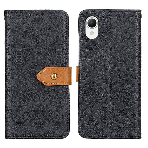 Coque Portefeuille Livre Cuir Etui Clapet K07Z pour Samsung Galaxy A23s Noir