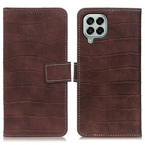 Coque Portefeuille Livre Cuir Etui Clapet K07Z pour Samsung Galaxy M33 5G Marron