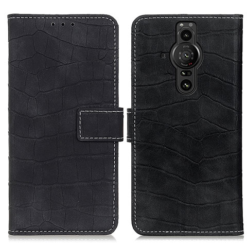 Coque Portefeuille Livre Cuir Etui Clapet K07Z pour Sony Xperia PRO-I Noir