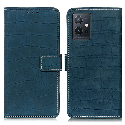 Coque Portefeuille Livre Cuir Etui Clapet K07Z pour Vivo Y33e 5G Vert