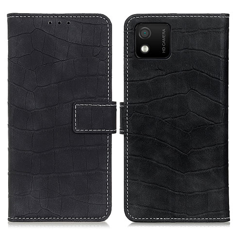 Coque Portefeuille Livre Cuir Etui Clapet K07Z pour Wiko Y52 Noir