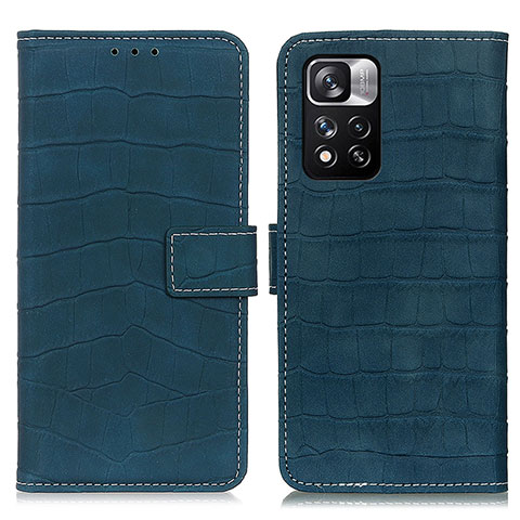 Coque Portefeuille Livre Cuir Etui Clapet K07Z pour Xiaomi Mi 11i 5G (2022) Vert