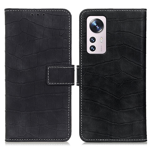 Coque Portefeuille Livre Cuir Etui Clapet K07Z pour Xiaomi Mi 12 Lite 5G Noir