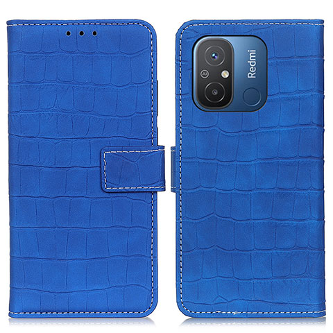Coque Portefeuille Livre Cuir Etui Clapet K07Z pour Xiaomi Poco C55 Bleu