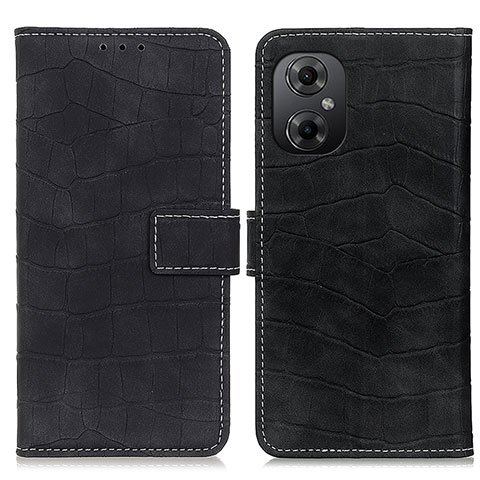 Coque Portefeuille Livre Cuir Etui Clapet K07Z pour Xiaomi Poco M4 5G Noir