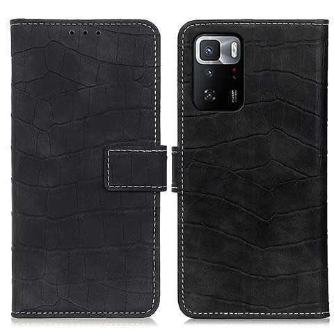 Coque Portefeuille Livre Cuir Etui Clapet K07Z pour Xiaomi Poco X3 GT 5G Noir