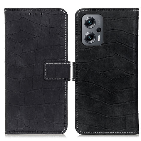 Coque Portefeuille Livre Cuir Etui Clapet K07Z pour Xiaomi Poco X4 GT 5G Noir