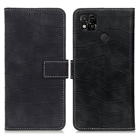 Coque Portefeuille Livre Cuir Etui Clapet K07Z pour Xiaomi Redmi 9 Activ Noir