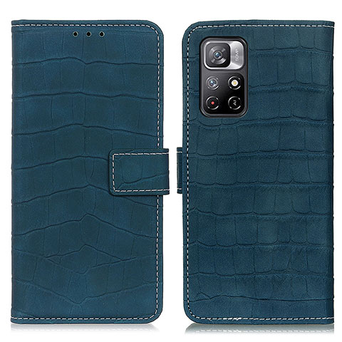 Coque Portefeuille Livre Cuir Etui Clapet K07Z pour Xiaomi Redmi Note 11 5G Vert