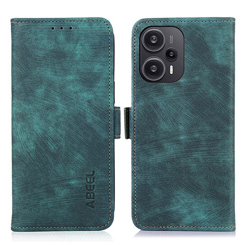 Coque Portefeuille Livre Cuir Etui Clapet K07Z pour Xiaomi Redmi Note 12 Turbo 5G Vert