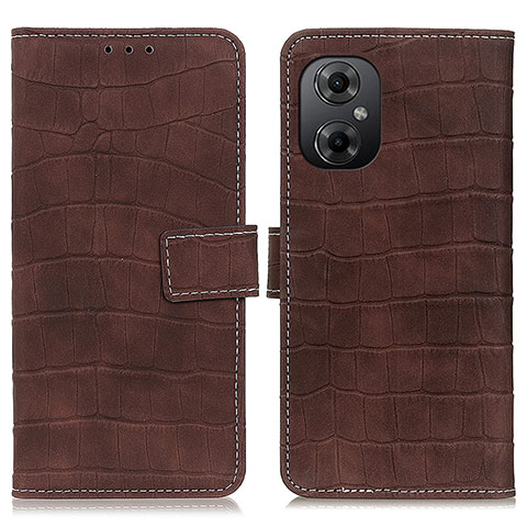 Coque Portefeuille Livre Cuir Etui Clapet K07Z pour Xiaomi Redmi Note 12R Pro 5G Marron