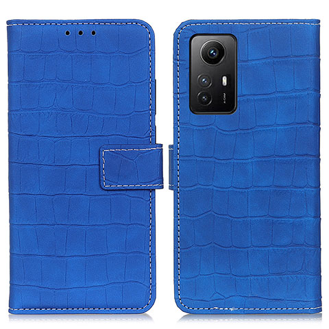 Coque Portefeuille Livre Cuir Etui Clapet K07Z pour Xiaomi Redmi Note 12S Bleu