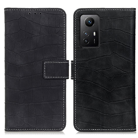 Coque Portefeuille Livre Cuir Etui Clapet K07Z pour Xiaomi Redmi Note 12S Noir