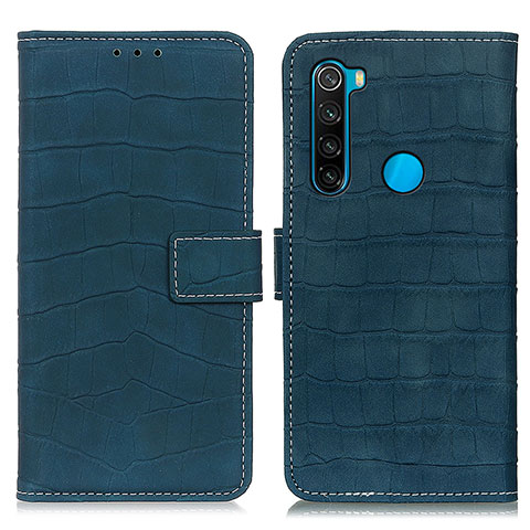 Coque Portefeuille Livre Cuir Etui Clapet K07Z pour Xiaomi Redmi Note 8 (2021) Vert