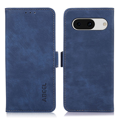 Coque Portefeuille Livre Cuir Etui Clapet K08Z pour Google Pixel 8a 5G Bleu