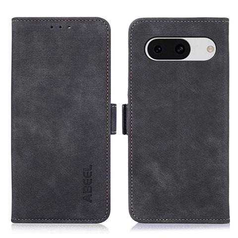 Coque Portefeuille Livre Cuir Etui Clapet K08Z pour Google Pixel 8a 5G Noir