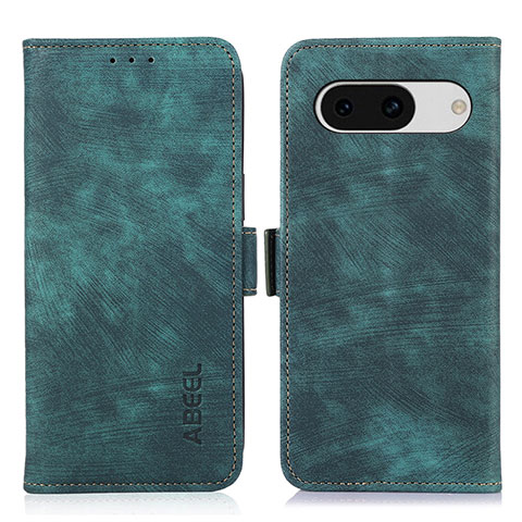 Coque Portefeuille Livre Cuir Etui Clapet K08Z pour Google Pixel 8a 5G Vert