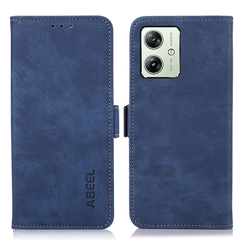 Coque Portefeuille Livre Cuir Etui Clapet K08Z pour Motorola Moto G54 5G Bleu