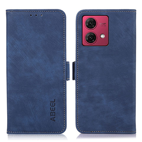 Coque Portefeuille Livre Cuir Etui Clapet K08Z pour Motorola Moto G84 5G Bleu