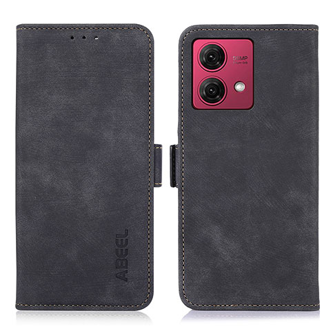 Coque Portefeuille Livre Cuir Etui Clapet K08Z pour Motorola Moto G84 5G Noir