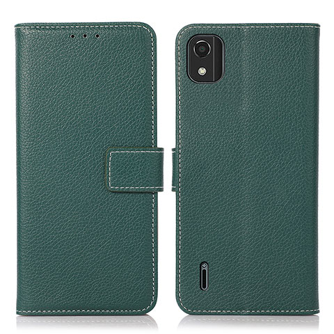 Coque Portefeuille Livre Cuir Etui Clapet K08Z pour Nokia C2 2nd Edition Vert