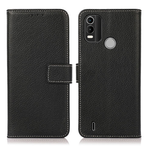 Coque Portefeuille Livre Cuir Etui Clapet K08Z pour Nokia C21 Plus Noir