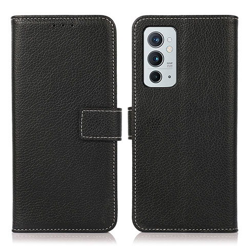 Coque Portefeuille Livre Cuir Etui Clapet K08Z pour OnePlus 9RT 5G Noir