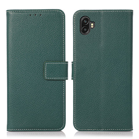 Coque Portefeuille Livre Cuir Etui Clapet K08Z pour Samsung Galaxy XCover 6 Pro 5G Vert