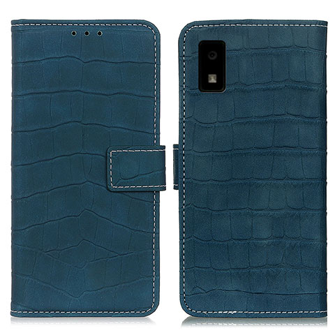 Coque Portefeuille Livre Cuir Etui Clapet K08Z pour Sharp Aquos wish2 Vert