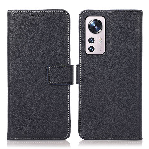 Coque Portefeuille Livre Cuir Etui Clapet K08Z pour Xiaomi Mi 12S 5G Bleu Royal