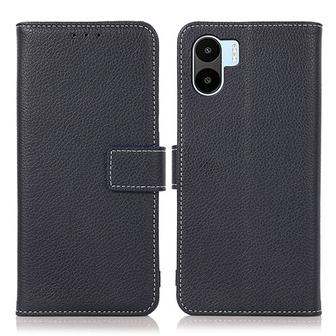 Coque Portefeuille Livre Cuir Etui Clapet K08Z pour Xiaomi Poco C50 Bleu Royal