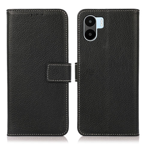 Coque Portefeuille Livre Cuir Etui Clapet K08Z pour Xiaomi Poco C51 Noir