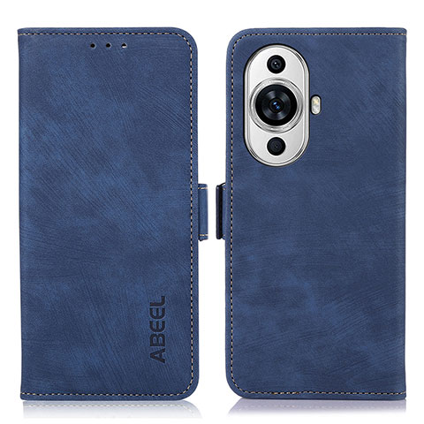 Coque Portefeuille Livre Cuir Etui Clapet K09Z pour Huawei Nova 11 Bleu