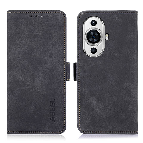 Coque Portefeuille Livre Cuir Etui Clapet K09Z pour Huawei Nova 11 Pro Noir