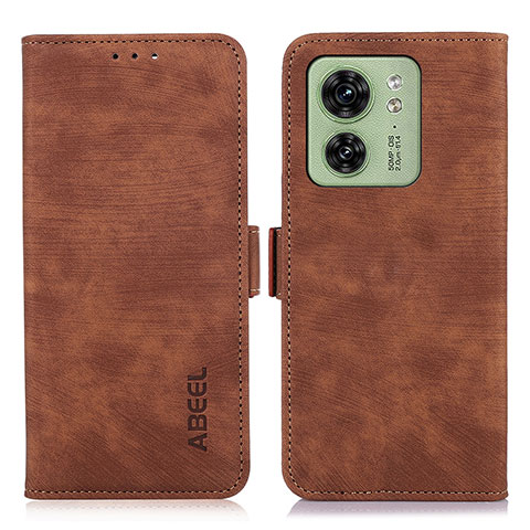 Coque Portefeuille Livre Cuir Etui Clapet K09Z pour Motorola Moto Edge (2023) 5G Marron