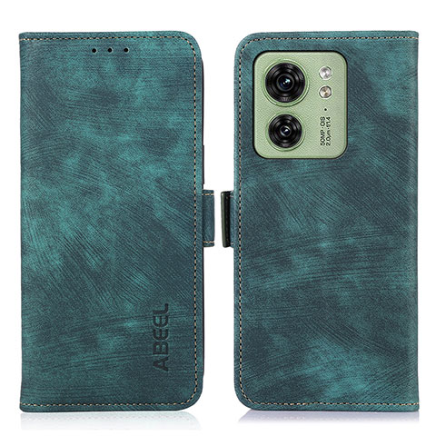 Coque Portefeuille Livre Cuir Etui Clapet K09Z pour Motorola Moto Edge 40 5G Vert