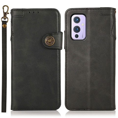 Coque Portefeuille Livre Cuir Etui Clapet K09Z pour OnePlus 9 5G Noir