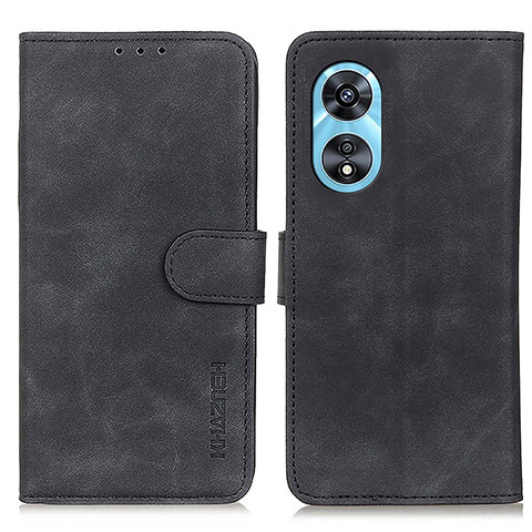 Coque Portefeuille Livre Cuir Etui Clapet K09Z pour Oppo A1 5G Noir