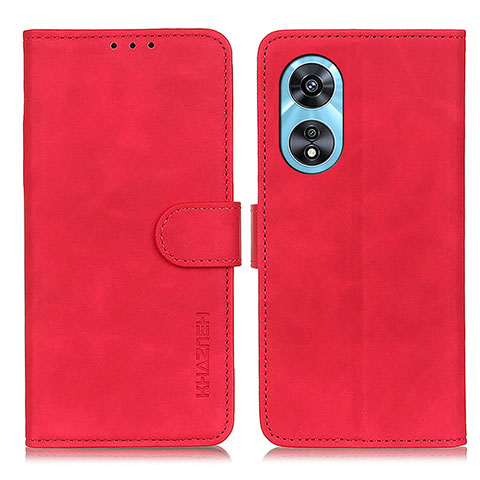 Coque Portefeuille Livre Cuir Etui Clapet K09Z pour Oppo A1 5G Rouge