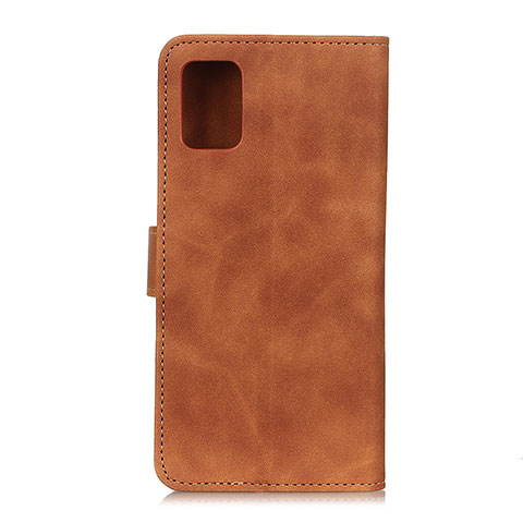 Coque Portefeuille Livre Cuir Etui Clapet K09Z pour Oppo Find X3 Pro 5G Marron