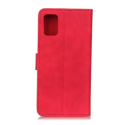 Coque Portefeuille Livre Cuir Etui Clapet K09Z pour Oppo Find X3 Pro 5G Rouge