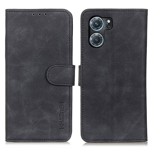 Coque Portefeuille Livre Cuir Etui Clapet K09Z pour Oppo K10 5G Noir