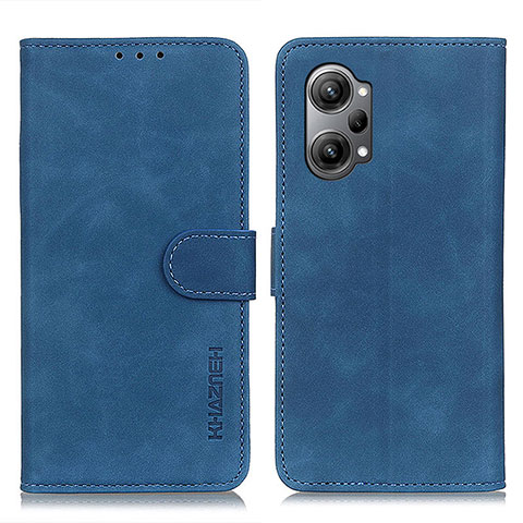 Coque Portefeuille Livre Cuir Etui Clapet K09Z pour Oppo K10 Pro 5G Bleu