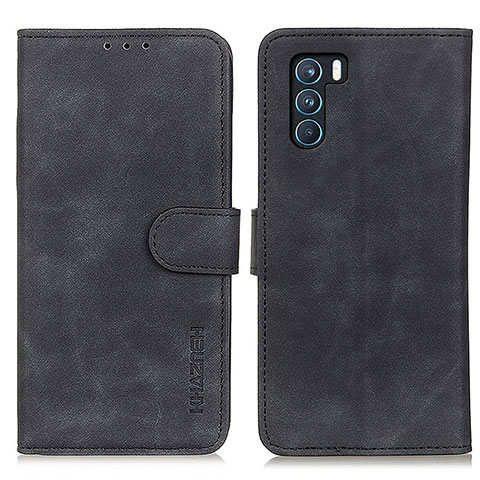 Coque Portefeuille Livre Cuir Etui Clapet K09Z pour Oppo K9 Pro 5G Noir