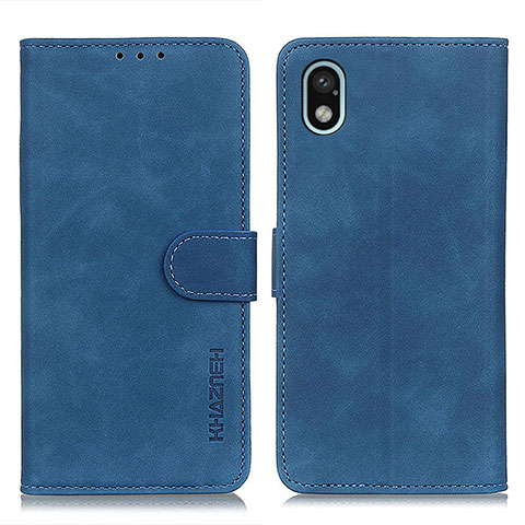 Coque Portefeuille Livre Cuir Etui Clapet K09Z pour Sony Xperia Ace III Bleu