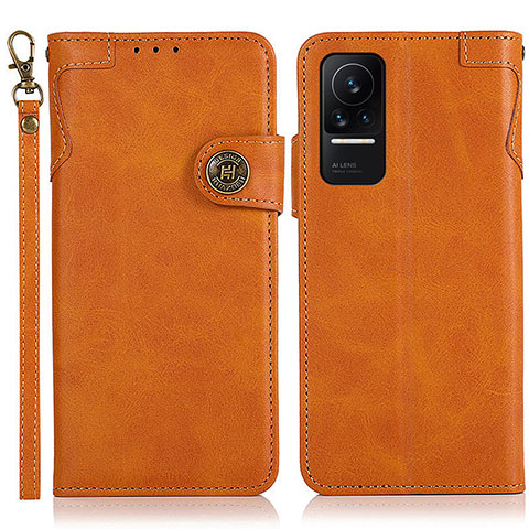 Coque Portefeuille Livre Cuir Etui Clapet K09Z pour Xiaomi Civi 1S 5G Marron