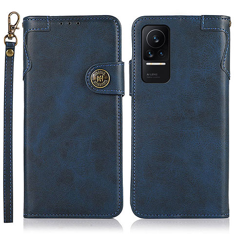 Coque Portefeuille Livre Cuir Etui Clapet K09Z pour Xiaomi Civi 5G Bleu