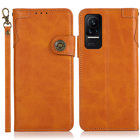 Coque Portefeuille Livre Cuir Etui Clapet K09Z pour Xiaomi Civi 5G Marron