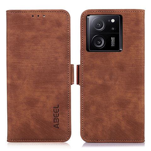 Coque Portefeuille Livre Cuir Etui Clapet K09Z pour Xiaomi Mi 13T 5G Marron