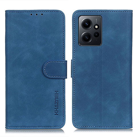 Coque Portefeuille Livre Cuir Etui Clapet K09Z pour Xiaomi Redmi Note 12 4G Bleu